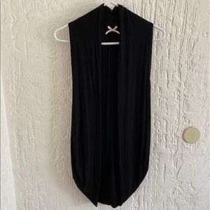 Oboe Black Open Cardigan Shrug Size Small